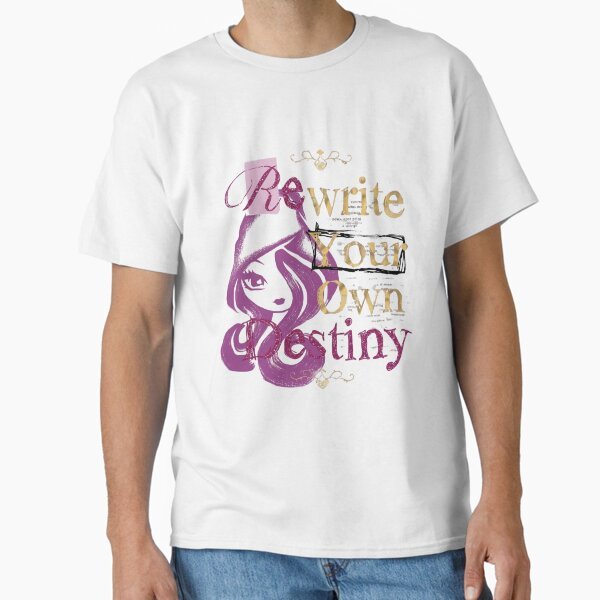 Rewrite Your Own Destiny Shirt | Y2K Fairycore Glitter Graphic" Classic T-Shirt for Sale by ZEEONE